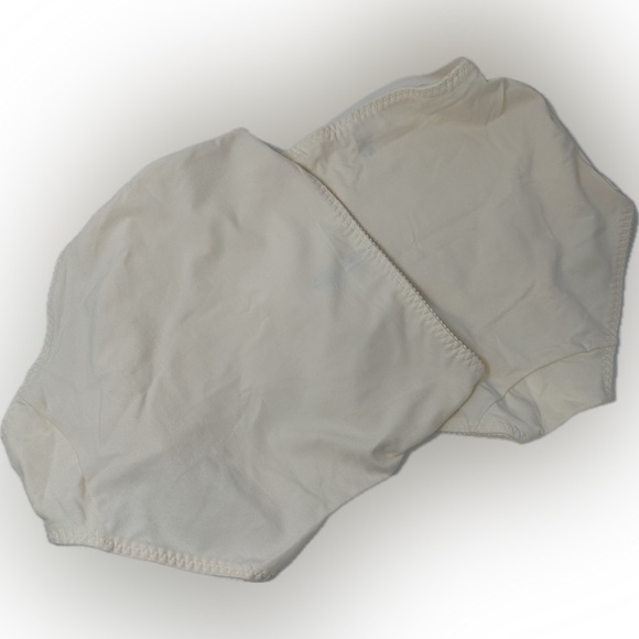 Bali 8037 Cotton Brief Light Control Panty Underwear Shaper Ivory 2 Pair Medium - Picture 3 of 6